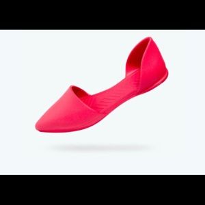 Native shoes Audrey sz 9 Sakura red-